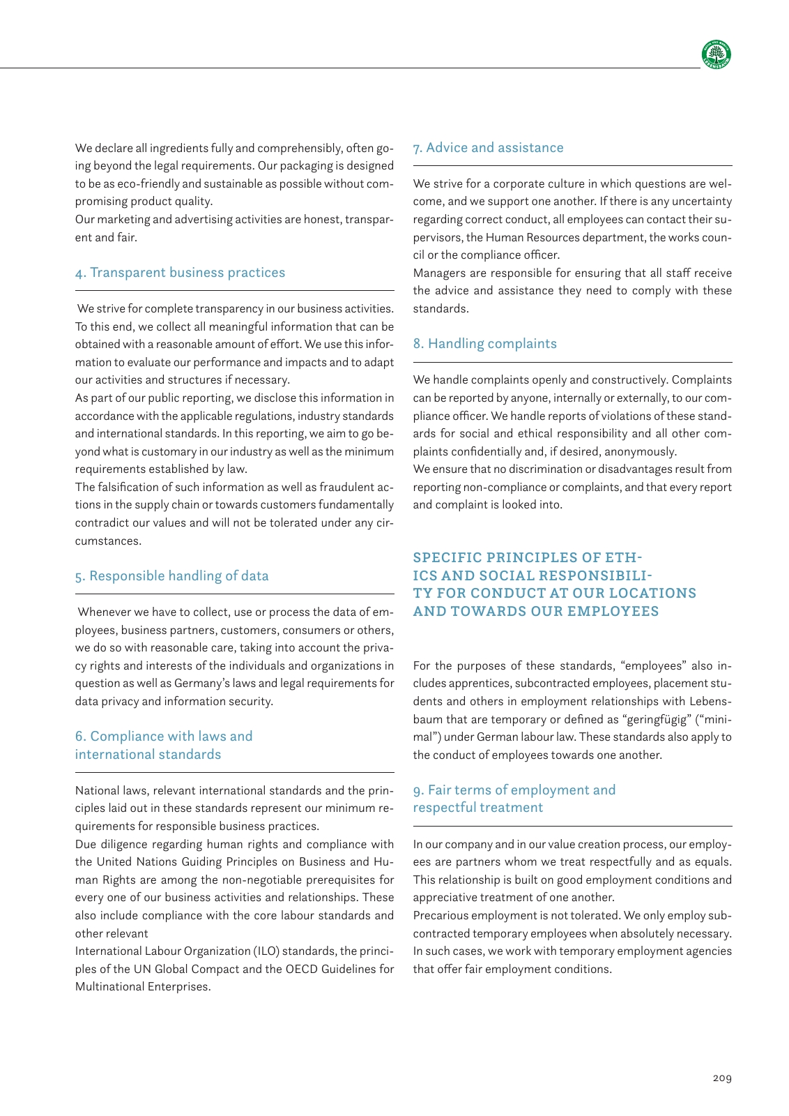 Vorschau Sustainability Report 2019 Seite 211