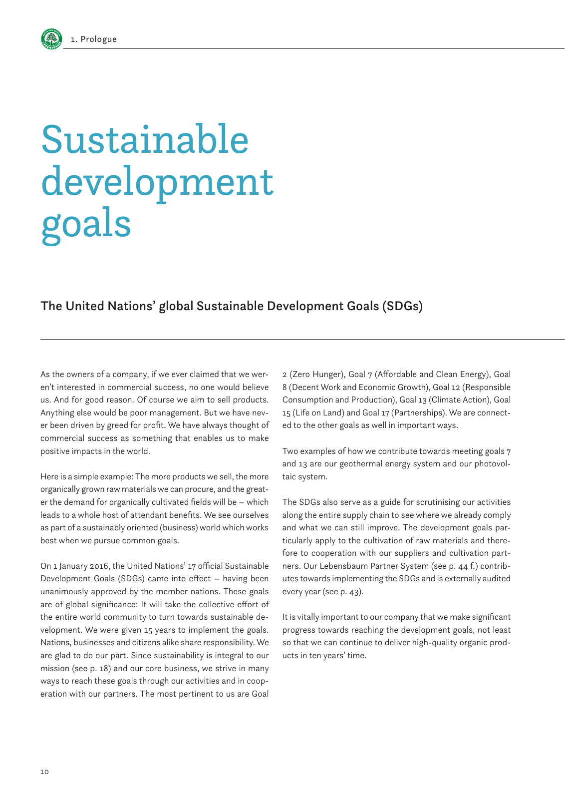 Vorschau Sustainability Report 2019 Seite 12