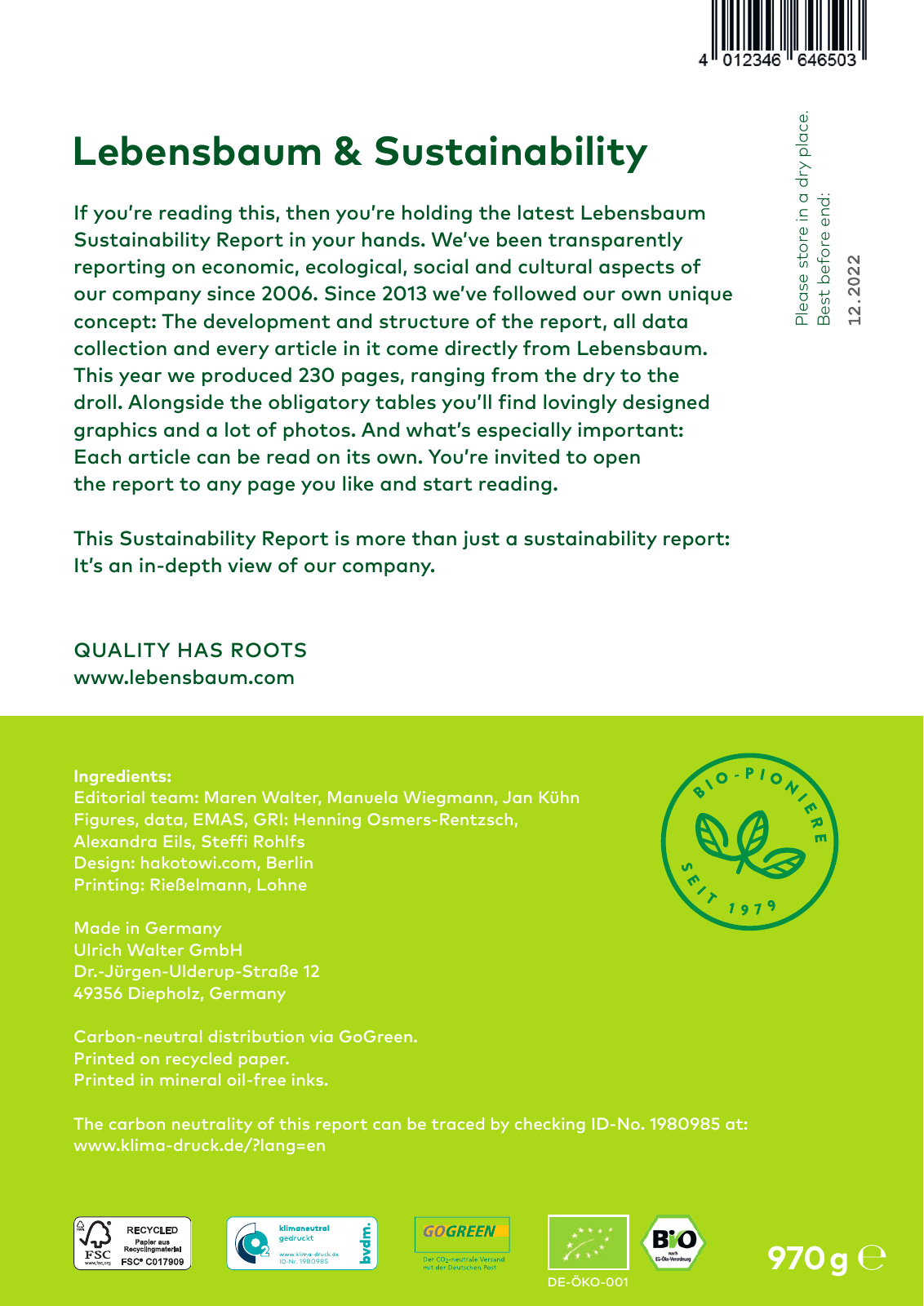 Vorschau Sustainability Report 2019 Seite 232