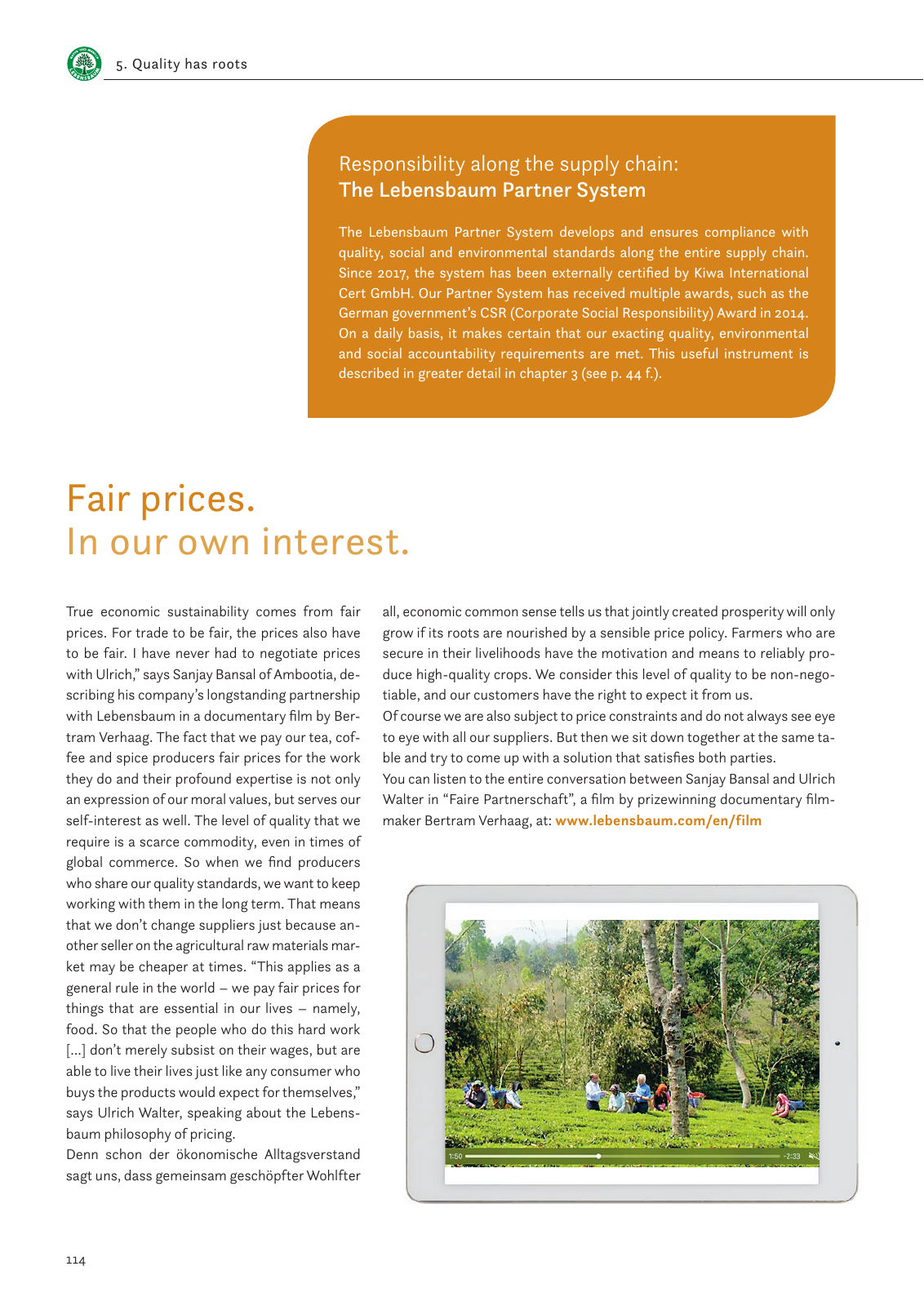 Vorschau Sustainability Report 2019 Seite 116